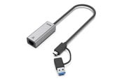 Nettverksadapter - Unitek - network adapter - USB-C / USB-A - 2.5 Gigabit Ethernet - U1313CGY01