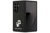 Mobil - Deksel og etui - Karl Lagerfeld Saffiano Karl&Choupette Pin Case for Samsung Galaxy Z Fold7 - Black - 3666339559397