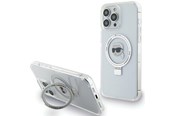 Mobil - Deksel og etui - Karl Lagerfeld KLHMP15XHMRSKHH iPhone 15 Pro Max 6.7" white/white hardcase Ring Stand Karl Head MagSafe - 3666339168544