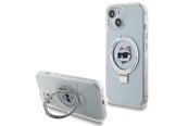 Mobil - Deksel og etui - Karl Lagerfeld KLHMP15MHMRSCHH iPhone 15 Plus 6.7" white/white hardcase Ring Stand Choupette Head MagSafe - 3666339168643