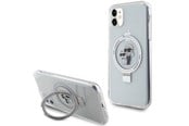 Mobil - Deksel og etui - Karl Lagerfeld KLHMN61HMRSKCH iPhone 11 / Xr 6.1" white/white hardcase Ring Stand Karl&Choupette MagSafe - 3666339168797