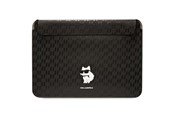 Veske/Hylster/Sekk til bærbar PC - Karl Lagerfeld Saffiano Monogram Choupette case for a 14" laptop - black - 3666339170561