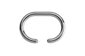 Avfallssortering - Croydex C-Shaped Shower Curtain Rings Chrome Pack of 12 - AK142141