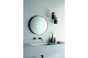 Rengjøring - Gedy Mirror - Round - Black frame - 62001