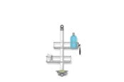 Rengjøring - Simplehuman Medium Adjustable Shower Caddy - Matte Steel - BT1098