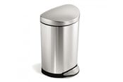 Rengjøring - Simplehuman Semi-Round Pedal Bin Brushed Stainless Steel - 10 L - CW1833