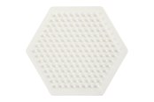 Kreative leker - Creativ Company NABBI BioBeads Base Plate Hexagon 8.5x8.5cm - 906784