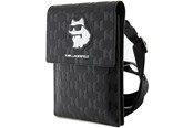 Veske/Hylster/Sekk til bærbar PC - Karl Lagerfeld Case KLWBSAKHPCK Handbag - Black Saffiano Monogram Choupette - 3666339170622
