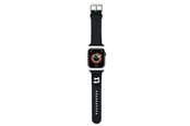 Smartklokke - Tilbehør - Karl Lagerfeld 3D Rubber Choupette Heads Strap for Apple Watch 38/40/41mm - Black - 3666339190118