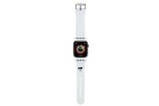 Smartklokke - Tilbehør - Karl Lagerfeld 3D Rubber Choupette Heads Strap for Apple Watch 38/40/41mm - White - 3666339190132