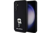 Mobil - Deksel og etui - Karl Lagerfeld Silicone Ikonik Metal Pin case for Samsung Galaxy S23 FE - black - 3666339218645