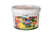 Kreative leker - Creall Super Beads 7 Shapes 5 Colors - 245 pcs. - 17200