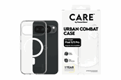 Mobil - Deksel og etui - CARE by PanzerGlass Urban Combat Case Transparent w. White Qi Google Pixel 11/11 Pro - CR16833