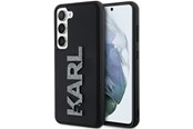 Mobil - Deksel og etui - Karl Lagerfeld 3D Rubber Glitter Logo case for Samsung Galaxy S23+ - black - 3666339241940