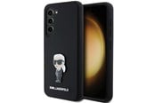Mobil - Deksel og etui - Karl Lagerfeld Silicone Ikonik Metal Pin case for Samsung Galaxy S23+ - black - 3666339242275