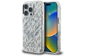 Mobil - Deksel og etui - Karl Lagerfeld IML Karl Script Pattern MagSafe Case for iPhone 16 Pro - White - 3666339467463