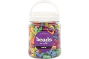 Kreative leker - Creativ Company Figure Beads Mother of Pearl Colors in Pot 220 pcs. - 61823