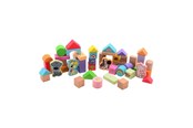 Treleker - Johntoy Woezel & Pip - Wooden Blocks in a Barrel 50 pcs. - 80177