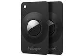 Mobil - Andre tilbehør - Spigen AirFit 2 2-Pack Case for Apple AirTag 1/2 - Black - 30307-0