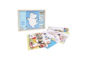 Puslespill - MOOMIN - 4 Wooden Puzzle In Box - 7275