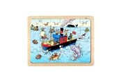 Puslespill - Rasmus Klump - Framed Wooden Puzzle - Mary - 7490