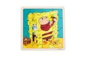 Puslespill - Alfons Åberg - Framed Wooden Puzzle - Construction - 7834