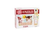 Brettspill & Puslespill - Barbo Classic Touch & Feel Puzzles - Farm - 5609