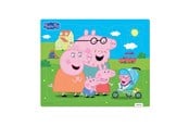Brettspill & Puslespill - Peppa Pig - Framed Cardboard Puzzle - Family - 9054