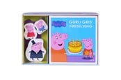 Barnebøker - - Bog med 3 træfigurer - Gurli Gris Føds - 9010