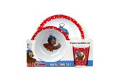 Barnerom - Rasmus Klump - Mealtime Set - 3pcs - Red - 7482