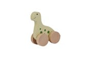 Babyleker - Barbo Baby Wooden Animals On Wheels - Dino - 6085