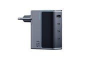 Mobil - Adaptere og ladere - CUKTECH AD1404UEU 140W GaN 3x USB-C + USB-A Wall Charger with USB-C Cable - Grey - AD1404UEU