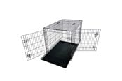 Hund - Nobby Sammenleggbart transportbur i metall til bil, XXL, Sort - L62315