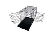 Hund - Nobby Foldbart metal transportbur til bil XL Sort - L62314