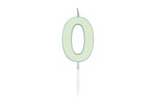 Leketøy - Globos Cake candle 4.5cm Pastel Mint no. 0 - 1190