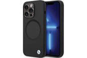 Mobil - Deksel og etui - BMW BMHMP14LSILBK2 Case for iPhone 14 Pro - Black Signature Liquid Silicone MagSafe - 3666339124069