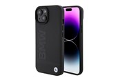 Mobil - Deksel og etui - BMW BMHMP15SSLLBK iPhone 15 6.1" black/black Magsafe Hardcase Signature Logo Imprint - 3666339145347
