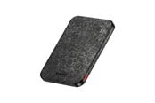 Nødlader - SHARGE Carbon Mag Carbon Fiber Ultra-Slim Powerbank - 5000 mAh - YDD-SG-C3TXWCX-HEI
