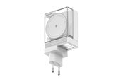 Mobil - Adaptere og ladere - SHARGE Retractable 65W Charger - White - CDT-SG-65-EUR-CP-BAI