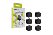 Kabelordner/Kabelstrømpe - Mobile Origin Cable Cord Organizer Holder CB8 - Black - MO-CM-CB8-BLK