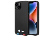 Mobil - Deksel og etui - BMW BMHCP14M22PTDK iPhone 14 Plus 6.7 "black / black Leather Stamp Tricolor - 3666339066819
