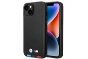 Mobil - Deksel og etui - BMW BMHMP14S22PTDK iPhone 14 6.1 "black / black Leather Stamp Tricolor Magsafe - 3666339089306