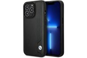 Mobil - Deksel og etui - BMW BMHCP14L22RBDK iPhone 14 Pro 6.1" black/black hardcase Leather Blue Dots - 3666339066420