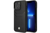 Mobil - Deksel og etui - BMW BMHCP14L22RSEPK iPhone 14 Pro 6.1" black/black Leather Card Slot - 3666339066789