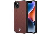 Mobil - Deksel og etui - BMW BMHCP14S22RFGR iPhone 14 6.1" Burgundy/burgundy Leather Diamond Pattern - 3666339066482