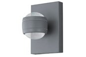 Lamper - EGLO SESIMBA UTE VEGG 2X280LM IP44 SØLV - 94796