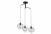 Lamper - EGLO STRAITON KLYNGE 3XE27 Ø240 SVART - 43366