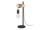 Lamper - EGLO TOWNSHEND 1 BORD SVART/TRE - 32918