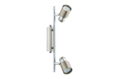 Lamper - EGLO DAVIDA-SD SPOTSKINNE 2L KROM/BS - 32955