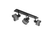 Lamper - EGLO TURROCK SPOTSKINNE 3XE27 SORT - 43446